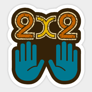 2x2 The Hands of Blue Firefly Sticker